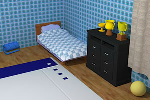 运动员房间逃生