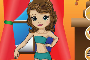 可爱苏菲亚过圣诞