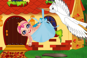 可爱新生儿护理