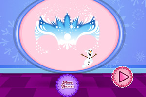 艾尔莎公主面部彩绘