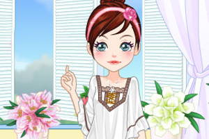 漂亮的花店店主