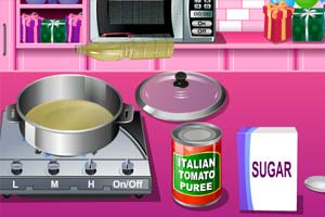 美味的心形披萨