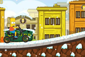 巴特雪地摩托赛