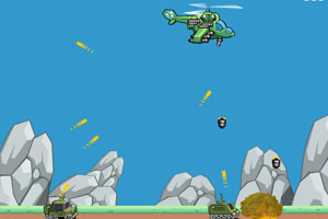 直升机前线战争