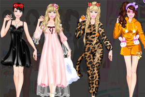 芭比的时尚睡衣