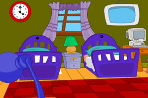 孪生兄妹的房间