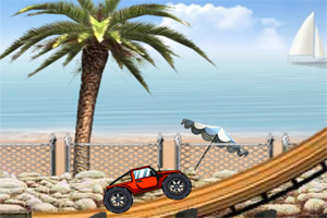 沙滩越野四驱车