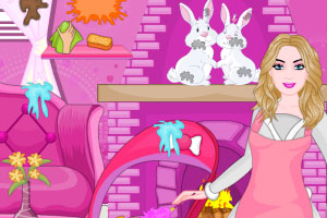 芭比冬季大扫除