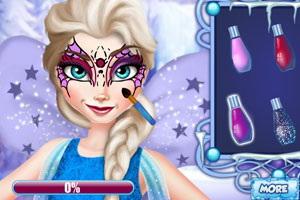 艾尔莎个性彩绘