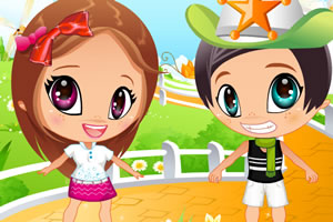 五彩缤纷情侣装