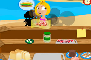 海滩三明治小店