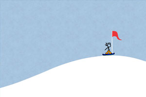 火柴人冰雪滑板无敌版