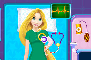 长发公主肚子疼