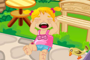 艾拉宝贝治疗腿伤