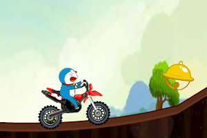 哆啦A梦野外赛摩托