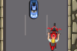 玩命逆行摩托车