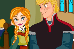 安娜公主偷偷接吻