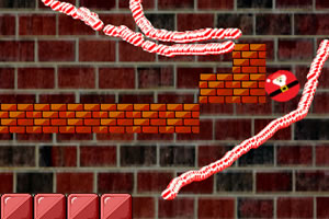 圣诞老人翻滚回家