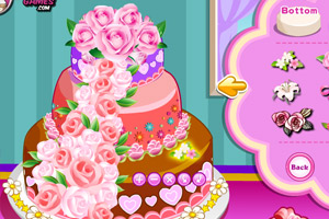 浪漫玫瑰婚礼蛋糕3