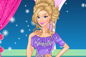 芭比冬季公主装