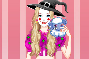 芭比扮木偶公主