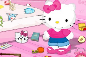 凯蒂猫凌乱的房间