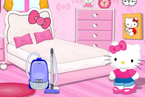 凯蒂猫凌乱的房间