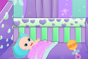 艾尔莎哄宝贝睡觉