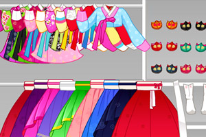 韩国传统萌女孩