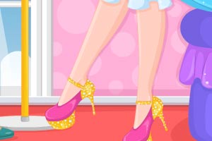 灰姑娘时尚高跟鞋