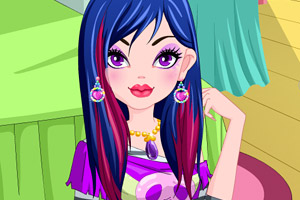 靓丽女孩做美容