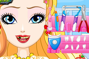 苹果公主牙齿护理