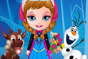 芭比变身冰雪公主