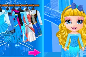 芭比变身冰雪公主