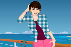 热爱旅行的女士