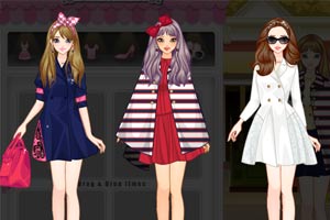 时尚双排扣服饰