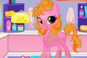 彩虹小马爱洗澡