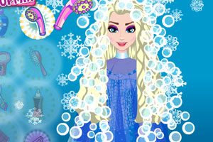 艾莎的时尚发型