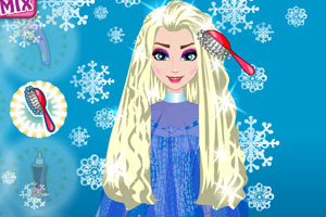 艾莎的时尚发型