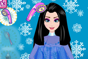 艾莎的时尚发型