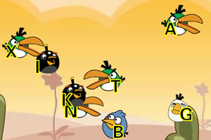 愤怒的小鸟打字