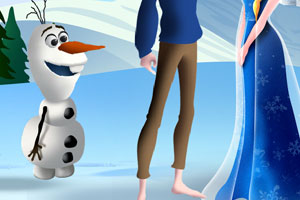 艾尔莎和杰克接吻