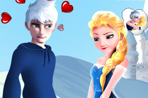 艾尔莎和杰克接吻