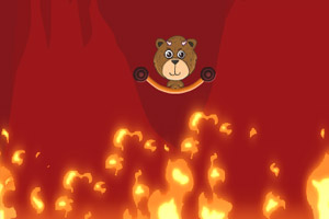 泰迪熊烈火逃生