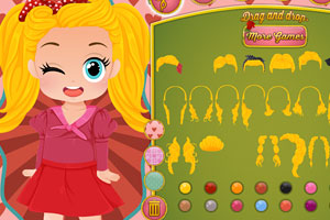 萌女孩的新造型