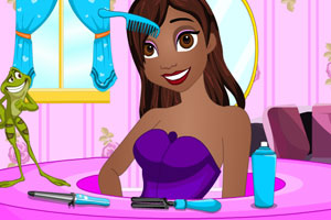 缇娜公主爱美发