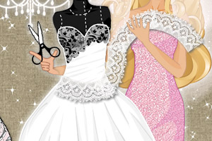 设计芭比的时尚婚纱