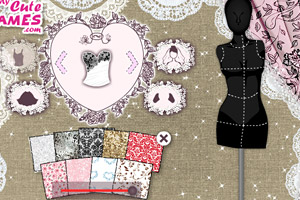 设计芭比的时尚婚纱