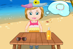 宝贝的沙滩之旅