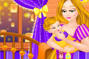 长发公主照看宝贝